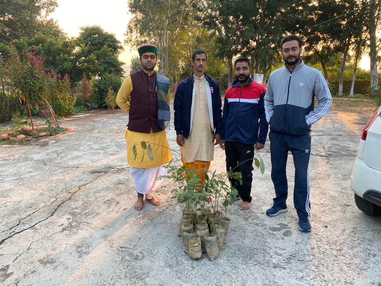 Garh Mata Mandir, planting project