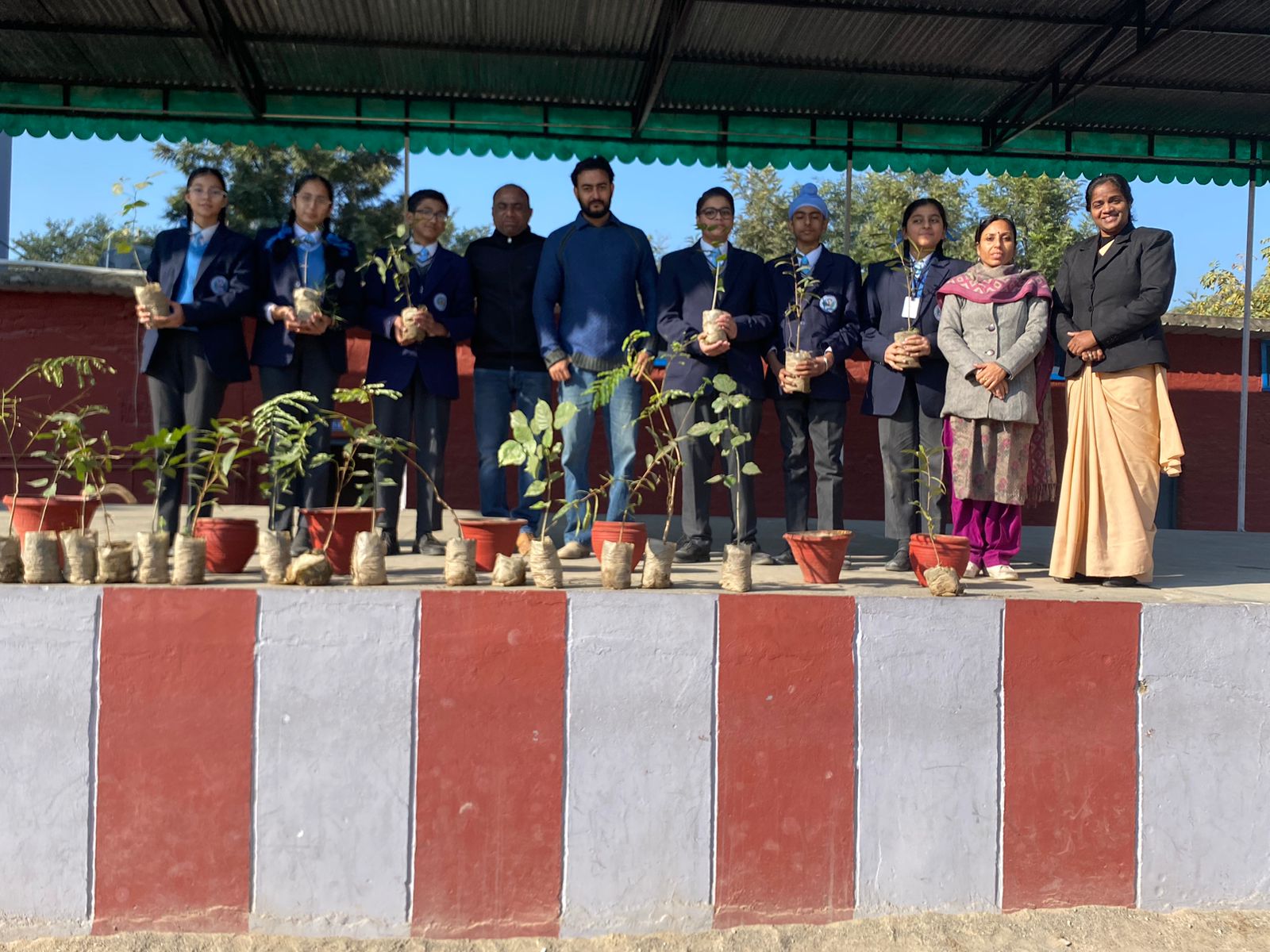 St. Joseph's Convent School planting project