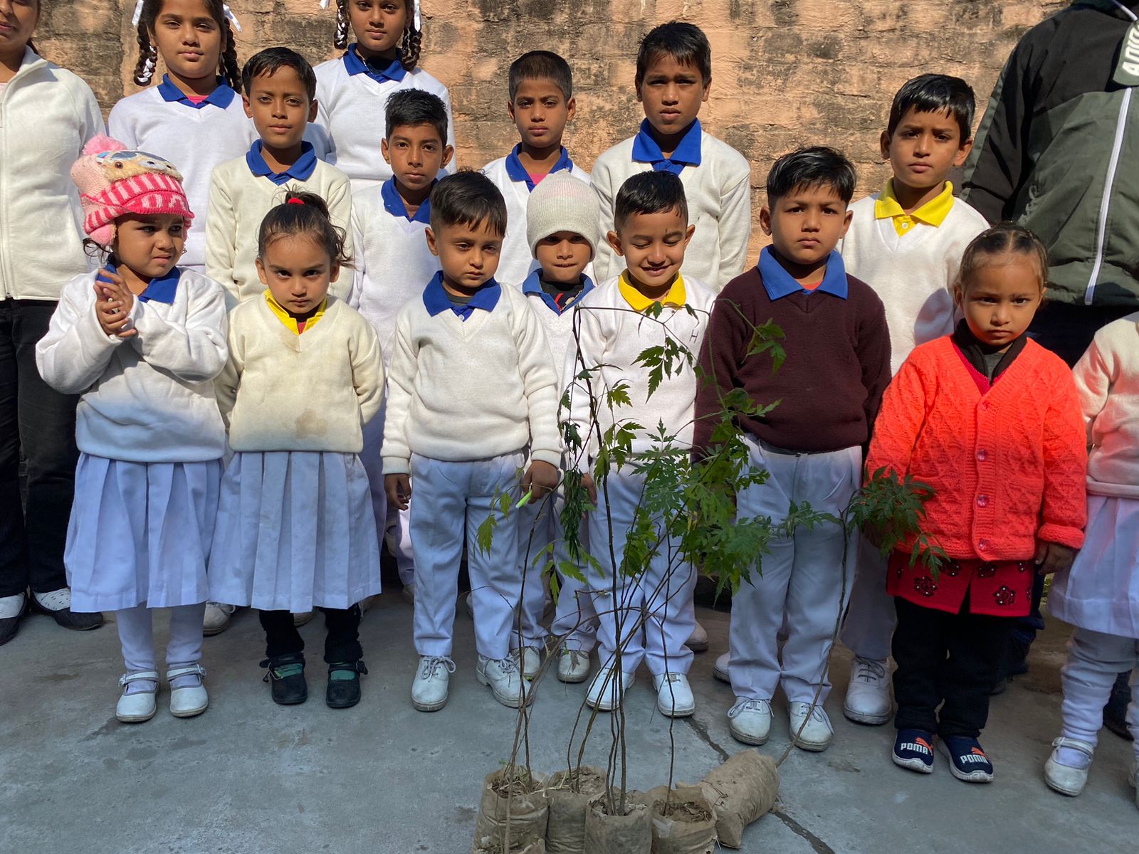 S.N High School, Malikpur planting project